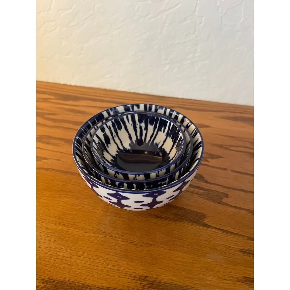West Elm, nesting bowls, set of three